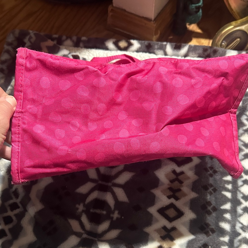 Thirty-One Pink Polka Dot Tote - Picture 9 of 9